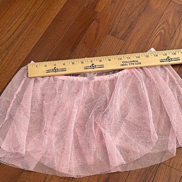New Justice Juniors Pink Gem Tulle Sheer Dance Ballet Skirt Size 20 - Picture 7 of 8
